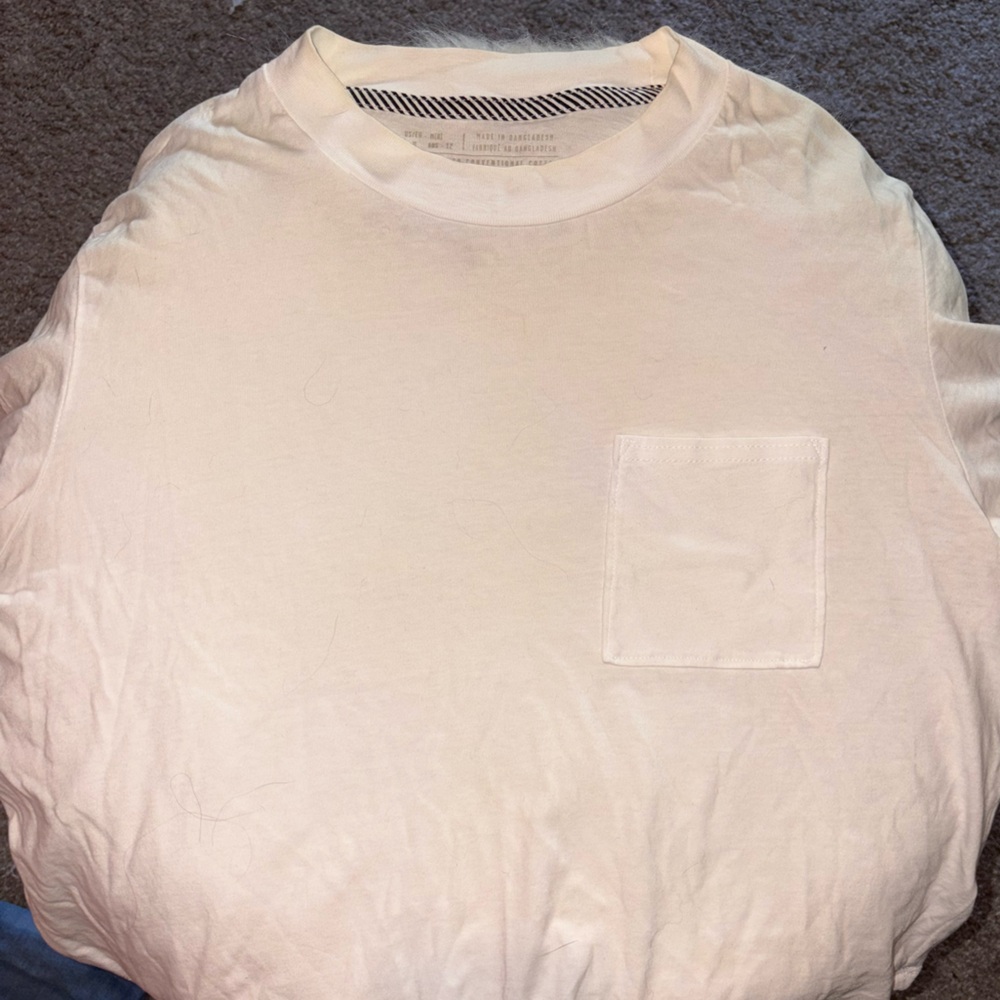 White Volcom T-Shirt with Pocket
